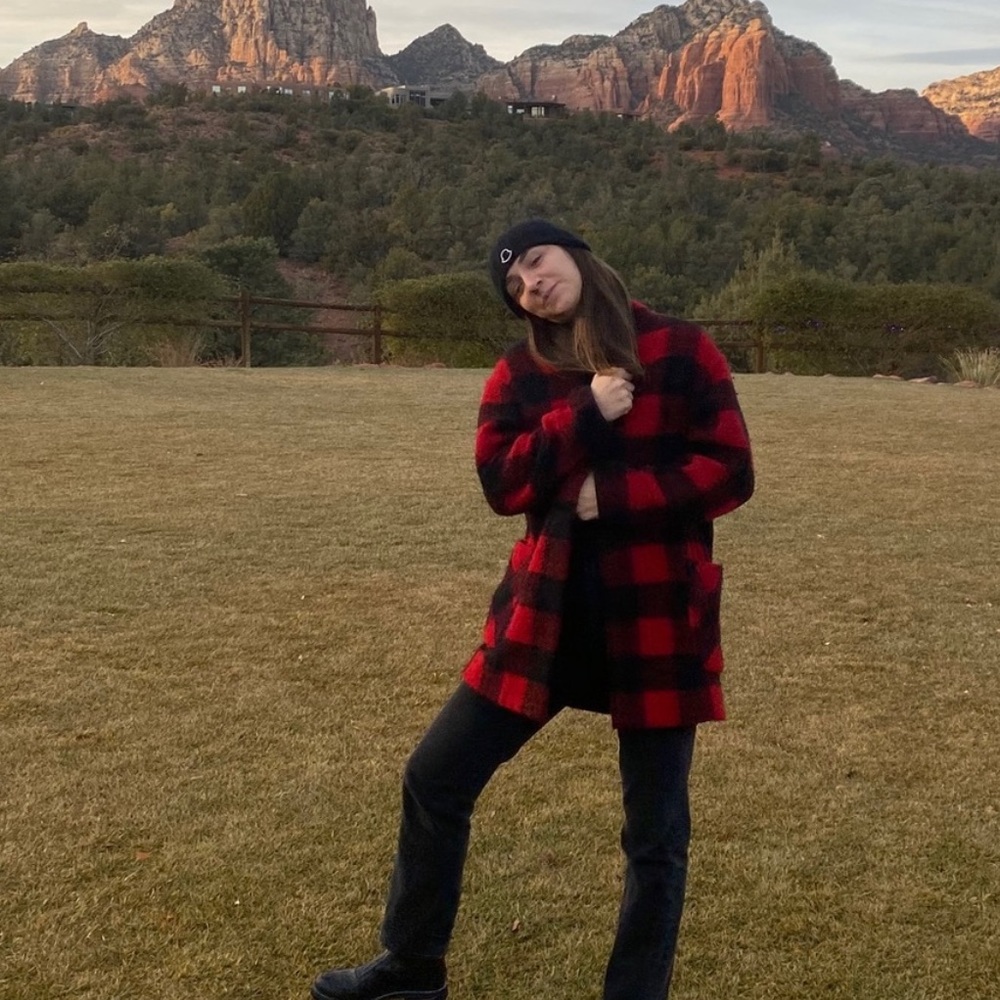 Isabel Marant Plaid Print Coat